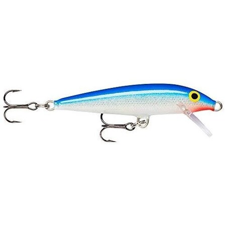 Rapala Original Floating Lure 2, 116 Oz, Blue, Floating F05B